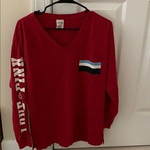 Long Sleeve Victoria Secret Pink Shirt